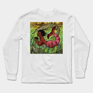 Njuzu Zimbabwean river mermaid Long Sleeve T-Shirt